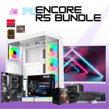PC ENCORE R5 BUNDLE / AMD RYZEN 5 5600GT / AMD VEGA GRAPHICS / 16GB RAM / 500GB SSD NVME / FUENTE 550W 80+ BRONZE / KIT TECLADO Y MOUSE / MONITOR 23.8" FHD 100HZ / PROMOCION