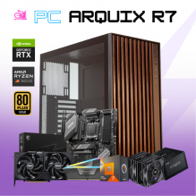 PC ARQUIX R7 / AMD RYZEN 7 7800X3D / RTX 5070 / 32GB RAM DDR5 / 2TB SSD NVME / DISIPADOR DE TORRE DOBLE FAN / FUENTE 850W 80+ GOLD / PROMOCION