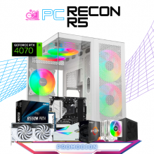 PC RECON R5 / AMD RYZEN 5 5600X / RTX 4070 12GB / 16GB RAM / 1TB SSD M.2 NVME / DISIPADOR DE TORRE DOBLE FAN / FUENTE 750W 80+ BRONZE / PROMOCION