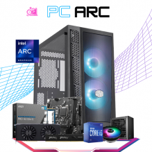 PC ARC/ INTEL CORE I5-10400F / INTEL ARC A750 8GB / 16GB RAM / 1TB SSD M.2 NVME / DISIPADOR FRGB / FUENTE 700W 80+ BRONZE / PROMOCION