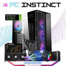 PC INSTINCT / INTEL CORE I9-13900K / RTX 4060 / 32GB RAM / 2TB SSD M.2 NVME / DISIPADOR DE TORRE DOBLE ABANICO / FUENTE 700W 80+ BRONZE / PROMOCION