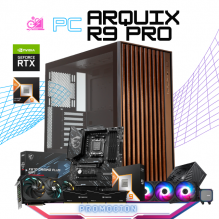 PC ARQUIX R9 PRO / AMD RYZEN 9 9900X3D / RTX 5070 TI / 64GB RAM DDR5 /2TB SSD M.2 NVME / ENFRIAMIENTO LIQ  360MM / FUENTE 850W 80+ GOLD / PROMOCION