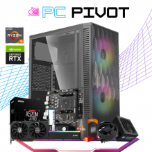 PC PIVOT / AMD RYZEN 5 4500/ RTX 4060 / 16GB RAM / 500GB SSD NVME / DISIPADOR DE STOCK / FUENTE 750W 80+ BRONZE / PROMOCION