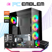 PC EMBLEM / AMD RYZEN 5 8400F / RTX 4060 / 32GB RAM DDR5 / 1TB SSD M.2 NVME / DISIPADOR DE TORRE ARGB / FUENTE 750W 80+ BRONZE / PROMOCION