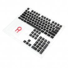 Set de Keycaps Para Teclado Mecanico Redragon Scarab A130 / 105 Teclas / Color Negro / A130B-SP