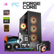 PC FORGE CORE / AMD RYZEN 5 7600X / RTX 5060 TI 16G / 32GBR AM / 1TB SSD NVME / DISIPADOR DE TORRE DOBLE FAN / FUENTE 750W 80+ BRONZE / W11 PRO / PROMOCION