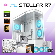 PC STELLAR R7 / AMD RYZEN 7 9800X3D / RTX 5070 TI 16G / 32GB RAM DDR5 /2TB SSD NVME / ENFRIAMIENTO LIQ 360MM CON PANTALLA / FUENTE 850W 80+ GOLD / W11 PRO / PROMOCION