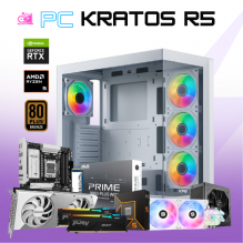 PC KRATOS R5 / AMD RYZEN 5 9600X / RTX 5070 / 32GB RAM DDR5 / 1TB SSD NVME / ENFRIAMIENTO LIQ 240MM / B850 / FUENTE 750W 80+ BRONZE / W11 PRO / PROMOCION