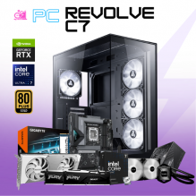 PC REVOLVE C7 / INTEL CORE ULTRA 7 265KF/ RTX 5070 / 48GB RAM DDR5 / 2TB SSD NVME / ENFRIAMIENTO LIQ 240MM / B860 / 750W 80+ GOLD / W11 PRO / PROMOCION