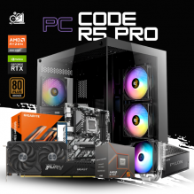 PC CODE R5 PRO / AMD RYZEN 5 8400F / RADEON RX 9060 XT 16G / 32GB RAM DDR5 / 1TB SSD NVME / DISIPADOR DE TORRE / FUENTE 750W 80+ BRONZE / W11 PRO / PROMOCION