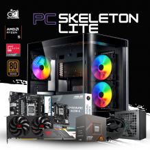 PC SKELETON LITE / AMD RYZEN 5 8400F / RX 9060 XT 8G / 16GB RAM DDR5 / 500GB SSD NVME / FUENTE 550W 80+ BRONZE / W11 PRO / PROMOCION