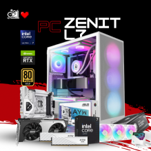 PC ZENIT L7 / INTEL CORE ULTRA 7 265K / RTX 5070 / 32GB RAM DDR5 / 2TB SSD NVME / FUENTE 750W 80+ GOLD / ENFRIAMIENTO LIQ 360MM / W11 PRO / PROMOCION