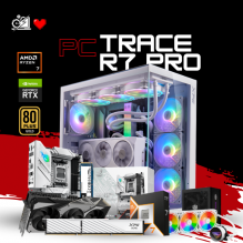 PC TRACE R7 PRO / AMD RYZEN 7 9800X3D / RTX 5070 TI / 32GB RAM DDR5 / 2TB SSD NVME / ENFRIAMIENTO LIQ 360MM / FUENTE 850W 80+ GOLD / PROMOCION