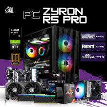 PC ZYRON R5 PRO / AMD RYZEN 5 5500X3D / RTX 5060 TI 16G/ 32GB RAM / 1TB SSD NVME / DISIPADOR DE TORRE 120MM/ FUENTE 700W 80+ BRONZE/ W11 PRO / PROMOCION