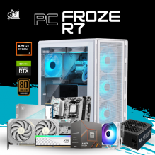 PC FROZE R7 / AMD RYZEN 7 8700F / RTX 5060 TI 16G / 16GB RAM DDR5 / 1TB SSD NVME / DISIPADOR DE TORRE 120MM / B840M WIFI / BLUETOOTH / 750W 80+ BRONZE / W11 PRO / PROMOCION