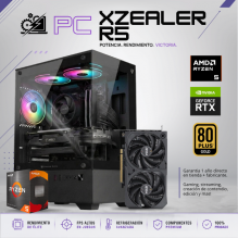 PC XZEALER R5 / AMD RYZEN 5 5500 / RTX 5060 / 16GB RAM / 500GB SSD NVME / A520M / FUENTE 650W 80+ BRONZE / W11 PRO / PROMOCION