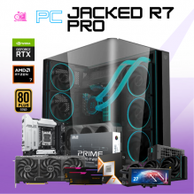 PC JACKED R7 PRO / AMD RYZEN 7 9800X3D / RTX 5080 / 48GB RAM DDR5 / 2TB SSD NVME / ENFRIAMIENTO LIQ 360MM / FUENTE 1200W 80+ GOLD / PROMOCION