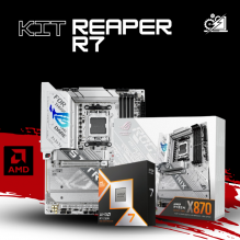 KIT REAPER R7 / PROCESADOR AMD RYZEN 7 9800X3D / PLACA MADRE ASUS ROG STRIX X870-A GAMING WIFI ATX / PROMOCION