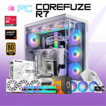PC CORE FUZE R7 / AMD RYZEN 7 7800X3D/ RADEON RX 9070 XT 16G / 32GB RAM DDR5 / 2TB SSD NVME / ENFRIAMIENTO LIQ 360MM / FUENTE 850W 80+ GOLD / W11 PRO /  PROMOCION