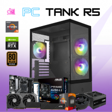 PC TANK R5 / AMD RYZEN 5 4500 / RTX 5050 / 16GB RAM / 500GB SSD NVME / A520M / DISIPADOR DE TORRE / FUENTE 550W 80+ BRONZE / W11 PRO / PROMOCION