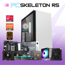 PC SKELETON R5 / AMD RYZEN 5 8400F / RADEON RX 9060 XT 16G / 32GB RAM DDR5 / 1TB SSD NVME / DISIPADOR DE TORRE / FUENTE 750W 80+ BRONZE / W11 PRO / PROMOCION