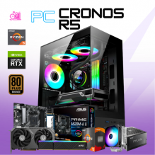 PC CRONOS R5 / AMD RYZEN 5 5600X / RTX 5060 / 32GB RAM / 1TB SSD NVME / FUENTE 650W 80+ BRONZE / A520M / DISIPADOR DE TORRE / W11 PRO / PROMOCION