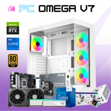 PC OMEGA V7 / INTEL CORE I7-14700F / RTX 5060 / 32GB RAM DDR5 / 1TB SSD NVME / ENFRIAMIENTO LIQ 240MM / FUENTE 750W 80+ GOLD / B760M / W11 PRO / PROMOCION