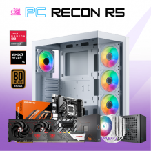 PC RECON R5/ AMD RYZEN 5 7600X / RADEON RX 9060 XT 16G / 32GB RAM DDR5 / 1TB SSD NVME / DISIPADOR DE TORRE DOBLE FAN / FUENTE 750W 80+ BRONZE/ B650M/ W11 PRO / PROMOCION