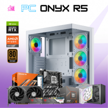 PC ONYX R5 / AMD RYZEN 5 8400F / RTX 5060 / 32GB RAM DDR5 / 1TB SSD NVME / DISIPADOR DE TORRE / FUENTE 650W 80+ BRONZE / B840M / W11 PRO / PROMOCION