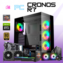 PC CRONOS R7 / AMD RYZEN 7 5700X / RTX 5060 / 32GB RAM / 1TB SSD M.2 NVME / ENFRIAMIENTO LIQ 240MM / FUENTE 650W 80+ BRONZE / PROMOCION