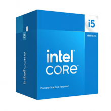 Procesador Intel Core i5-14400F / Core i5 14th Gen / 10-Core (6P+4E) / 2.50GHz / LGA 1700 / 60W / Requiere Tarjeta de Video / BX8071514400F