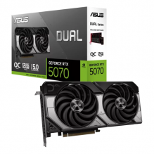 Tarjeta de Video ASUS NVIDIA GeForce RTX 5070 Dual OC, 12GB 192-bit GDDR7, PCI Express 5.0
