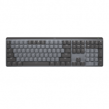 Teclado Mecánico MX Mechanical / receptor logi bolt / bluetooth / recargable por usb tipo C / Grafito Español MX Mechanical Tactile Quiet / 920-010845