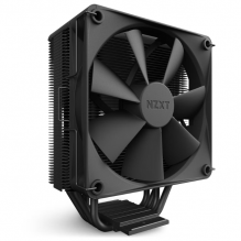 Disipador CPU NZXT T120 Negro / Enfriador de Aire para CPU / Tubos de Cobre Conductivos / Rodamientos Dinámicos de Fluidos / Compatibilidad AMD e Intel / RC-TN120-B1